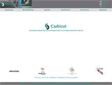 Tablet Screenshot of carbicut.it